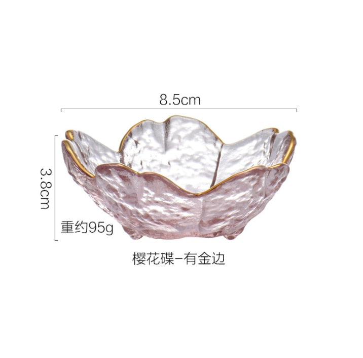Japanese Sakura Ceramic Dish Cherry Blossom Kawaii Plate Sauce Dish Flower Bowl Sauce Vinegar Dishes