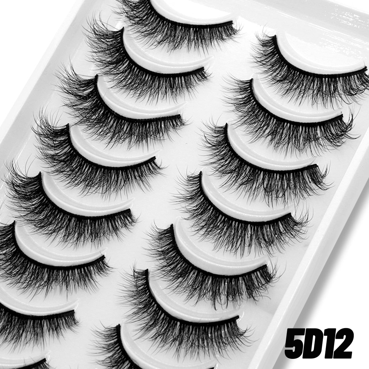 Natural Long 10 Pairs 3D Mink False Eyelashes Fake Lashes Mink Lashes Cat Eye lashes Short Eyelashes