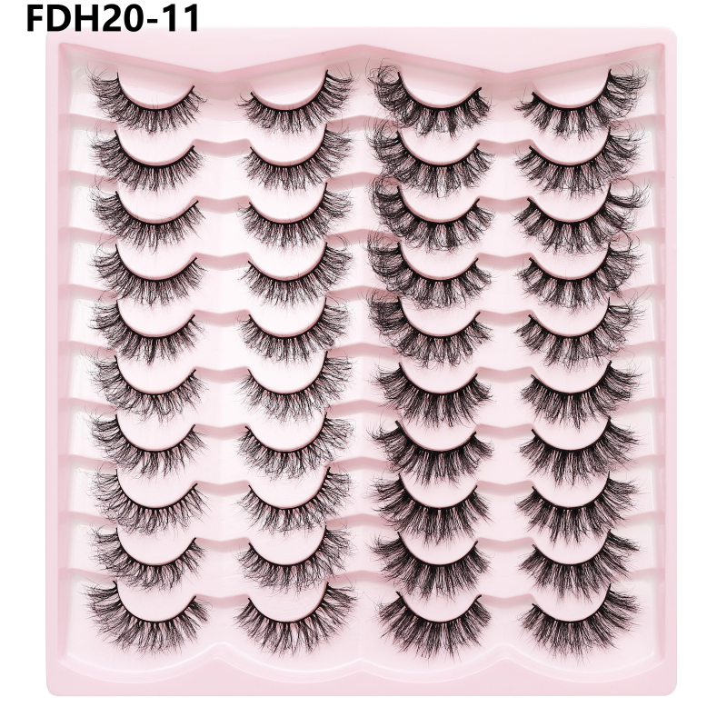 Russian Lash Strip Wispy Mink Lash Individual Eyelash Natural Eyelashes Fluffy Nagaraku False Eyelashes
