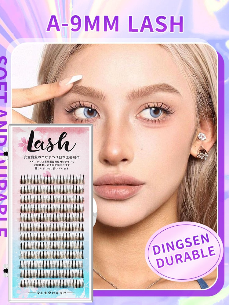 A Type Lash Cluster Extension Korean Manga False Eyelashes Cosplay Beauty Fairy Natural Eyelashes