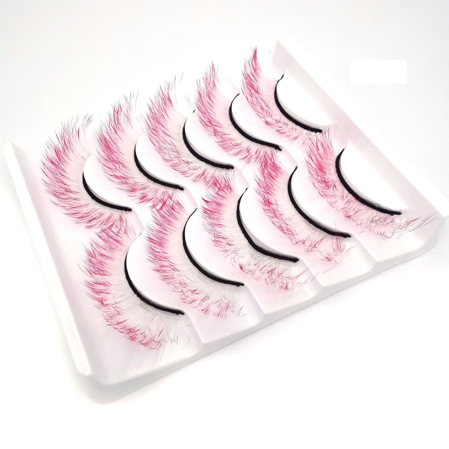 Gradient False Lashes Ombre Natural Long Colorful Eyelashes Fake LashColored Lashes
