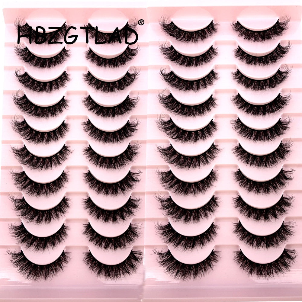 20 Pairs Natural fake eyelashes Lashes 3D mink lashes False bright lashes fadvany Eyelashes extensions of cils eyelashes