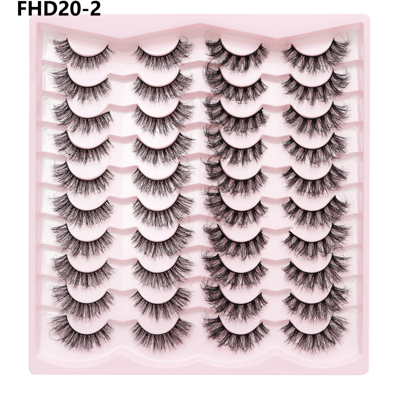 Russian Lash Strip Wispy Mink Lash Individual Eyelash Natural Eyelashes Fluffy Nagaraku False Eyelashes