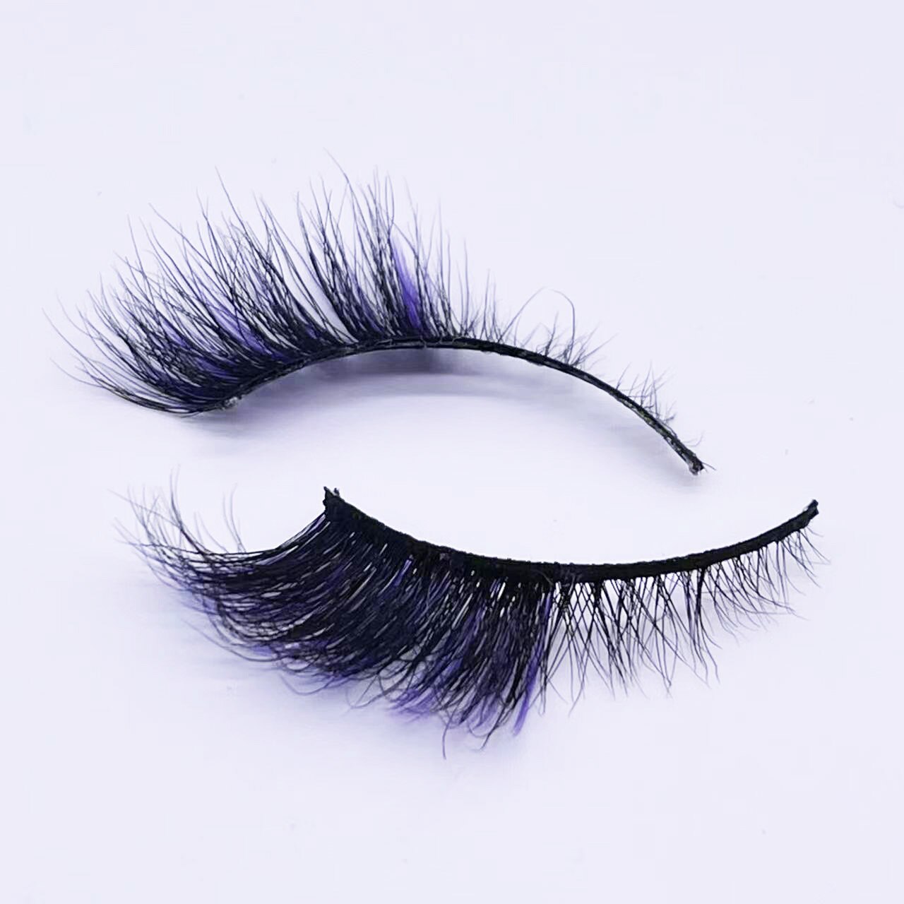Winged Lashes End Eye Elongated Thick False Eyelashes Cat Eye Lashes Natural Wispy Soft Half Lashes Fluffy Mink Lashes
