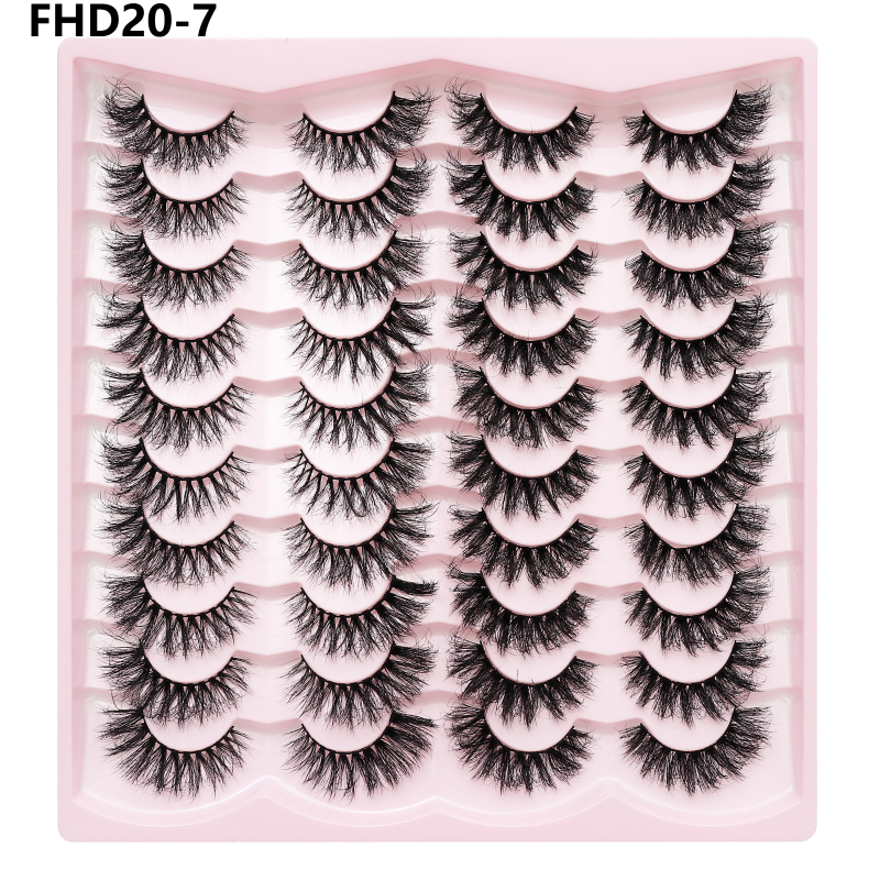Russian Lash Strip Wispy Mink Lash Individual Eyelash Natural Eyelashes Fluffy Nagaraku False Eyelashes