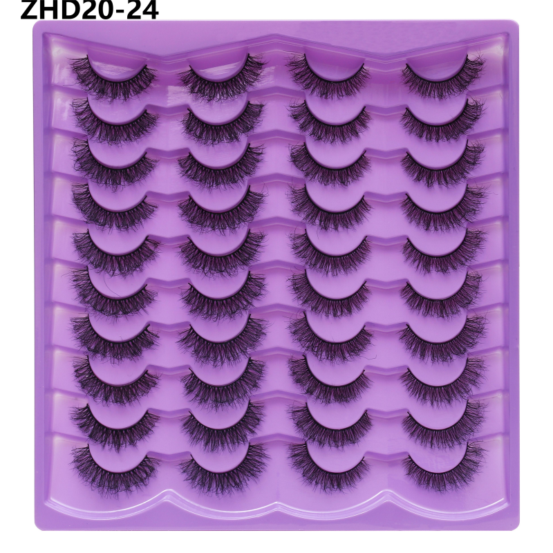 Russian Lash Strip Wispy Mink Lash Individual Eyelash Natural Eyelashes Fluffy Nagaraku False Eyelashes