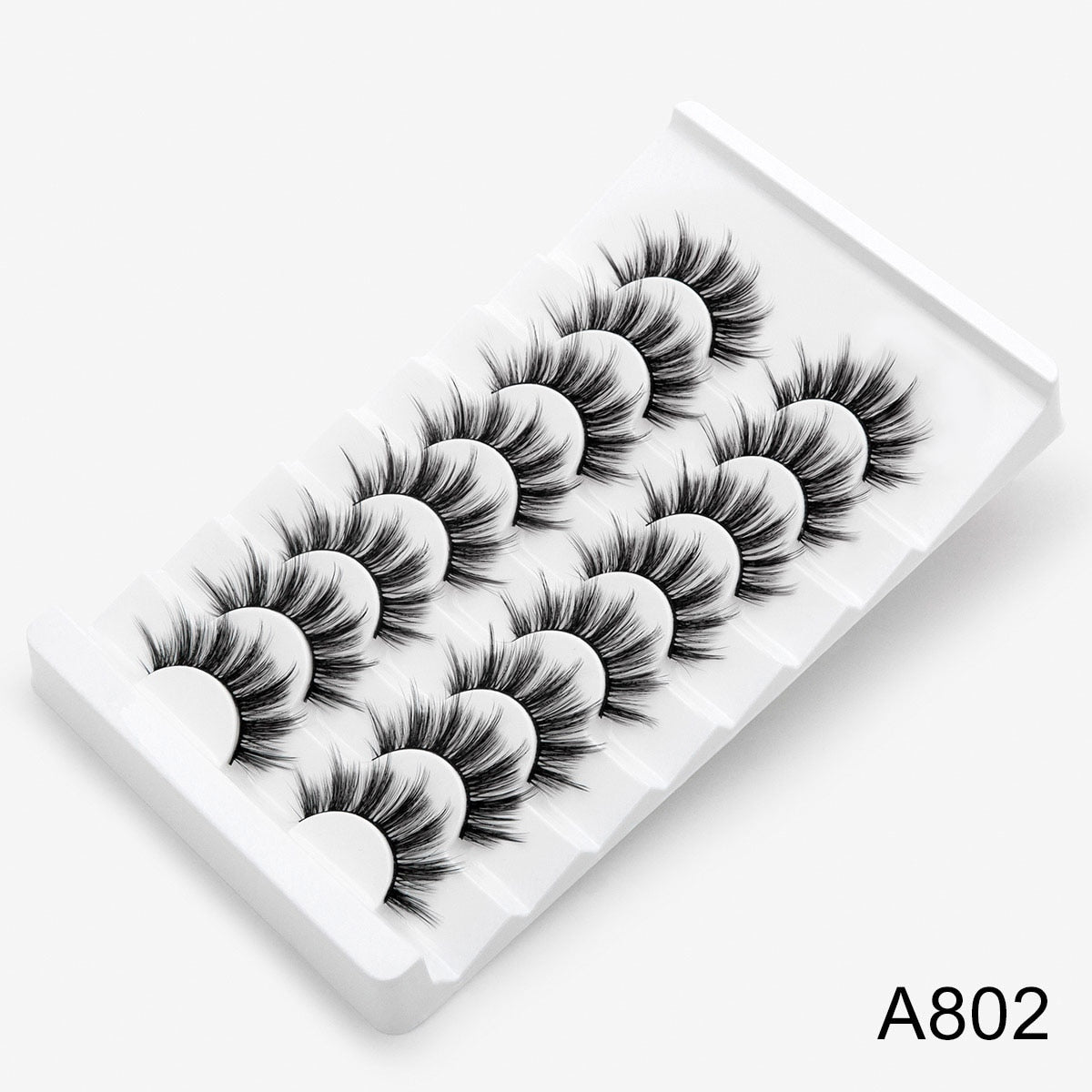 3/8/10pairs 6D Faux Mink Lashes Natural False Eyelashes Fluffy Fake Lashes Makeup Eyelash Extension