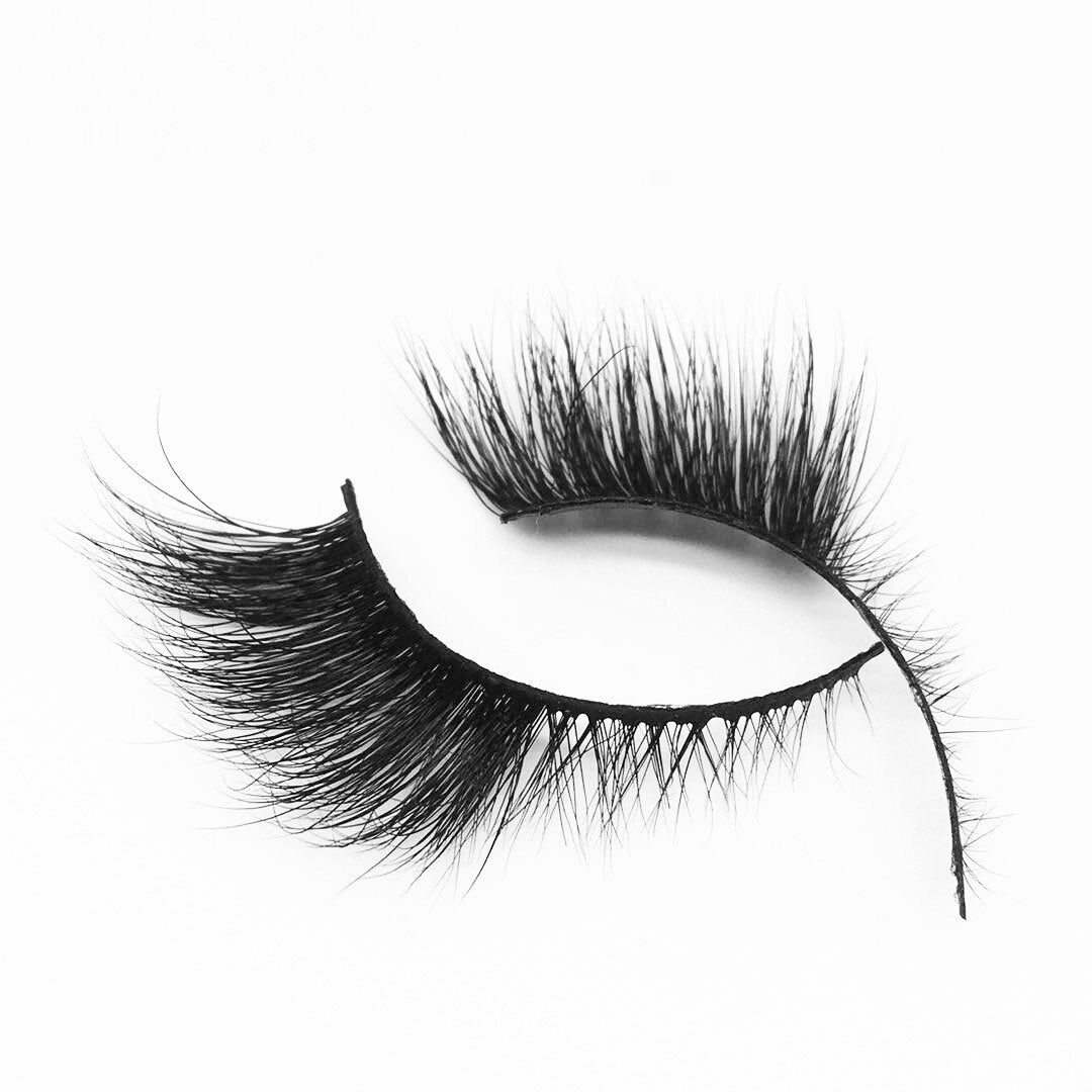Winged Lashes End Eye Elongated Thick False Eyelashes Cat Eye Lashes Natural Wispy Soft Half Lashes Fluffy Mink Lashes