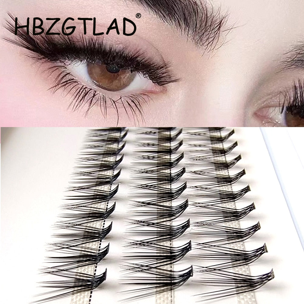 60 Clusters Lashtray For 10D 20D L curl Individual Eyelashes Bunches Professional Makeupartist Faux Lashtray