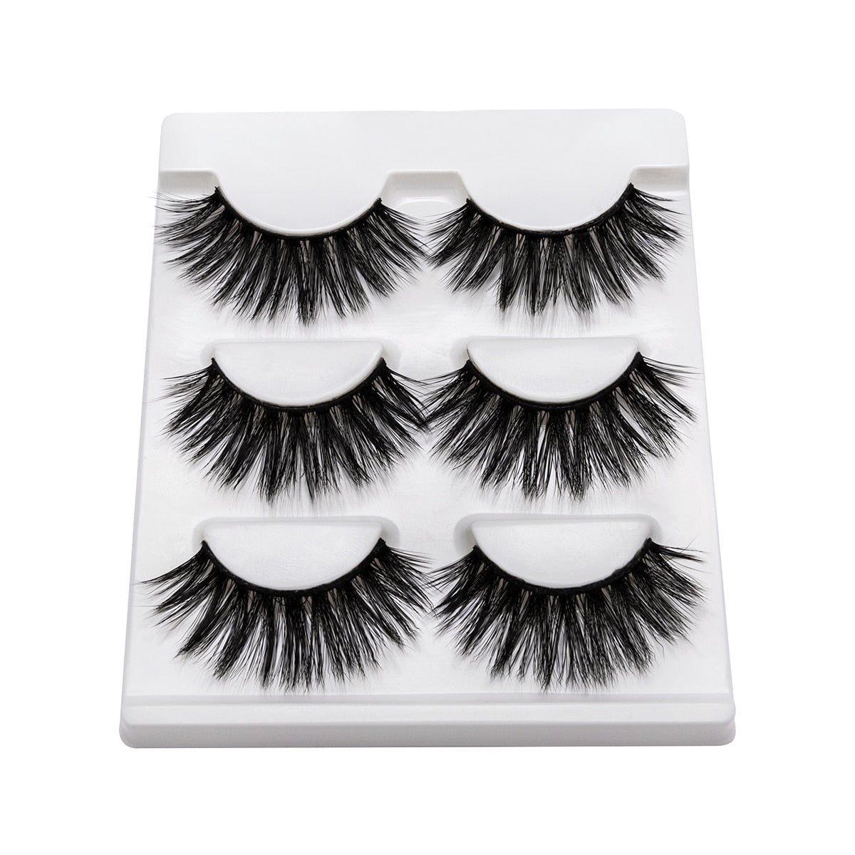 3/8/10pairs 6D Faux Mink Lashes Natural False Eyelashes Fluffy Fake Lashes Makeup Eyelash Extension