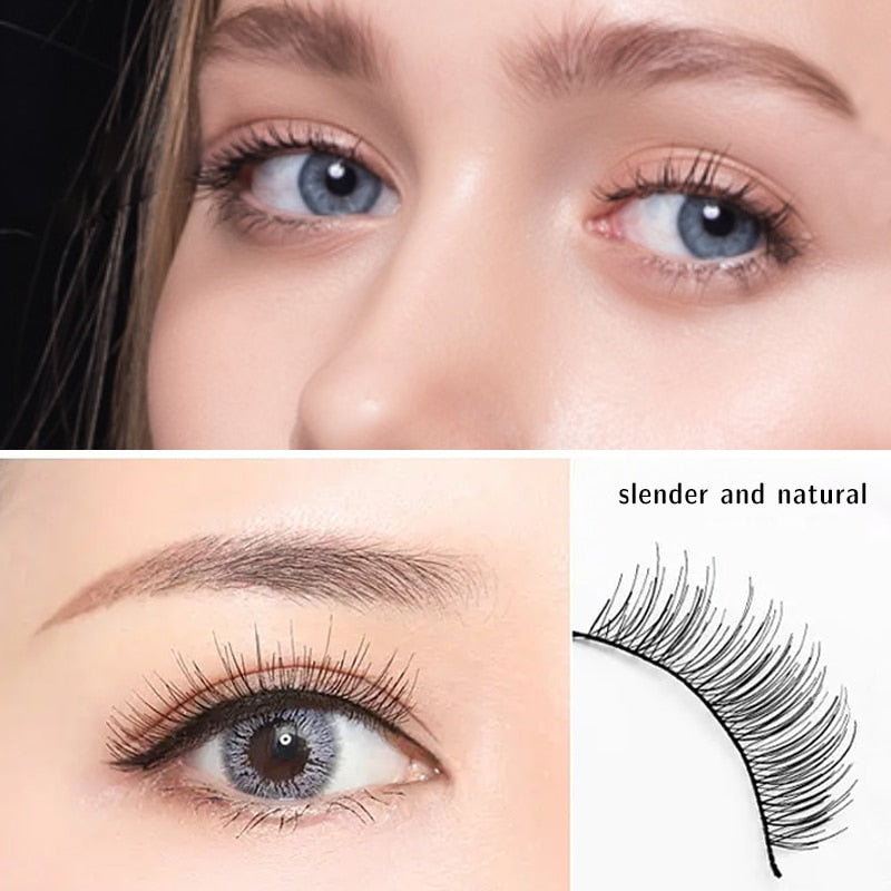 10Pairs 3D Faux Mink Lashes Natural Long Short Full Strip Lashes Soft Plump Eyelashes Extension