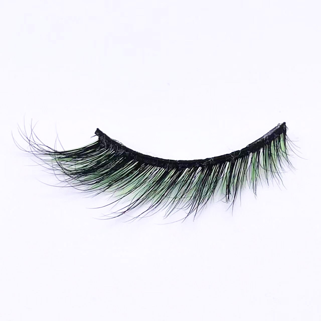 Winged Lashes End Eye Elongated Thick False Eyelashes Cat Eye Lashes Natural Wispy Soft Half Lashes Fluffy Mink Lashes