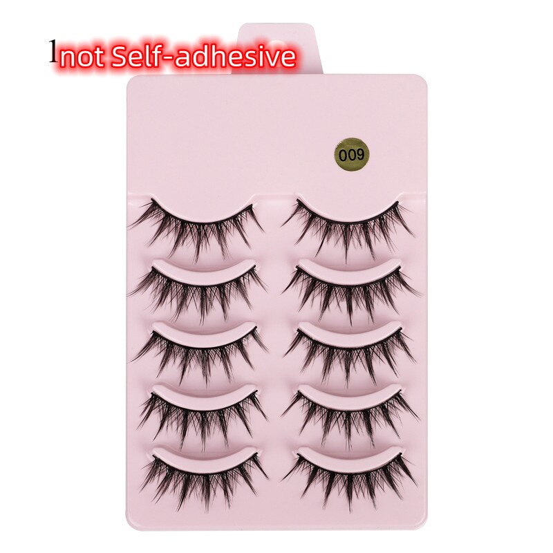 5 Pairs 3d Faux Mink Manga Lashes Little Devil Fairy 3D False Eyelashes Natural Lash Extension
