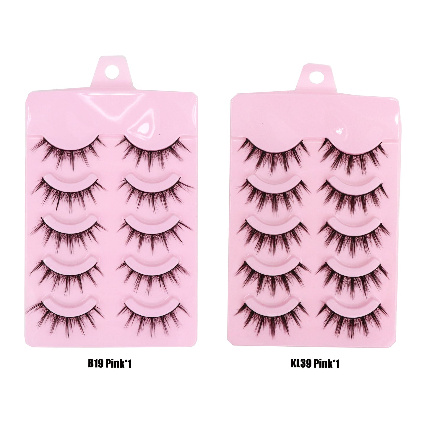 5 Pair Manga Lashes Little Devil Anime Cosplay Natural Wispy Fairy Cross Lashes Manga Fake Eyelashes