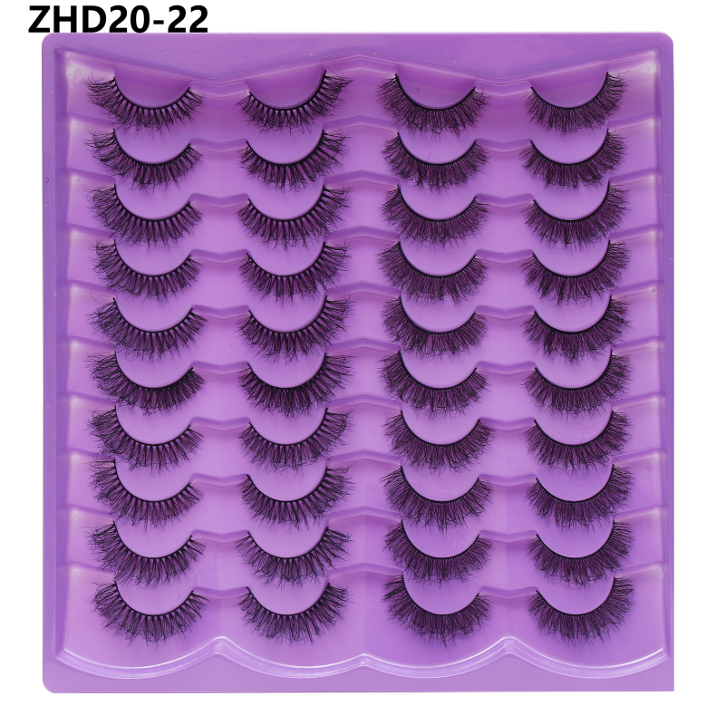 Russian Lash Strip Wispy Mink Lash Individual Eyelash Natural Eyelashes Fluffy Nagaraku False Eyelashes