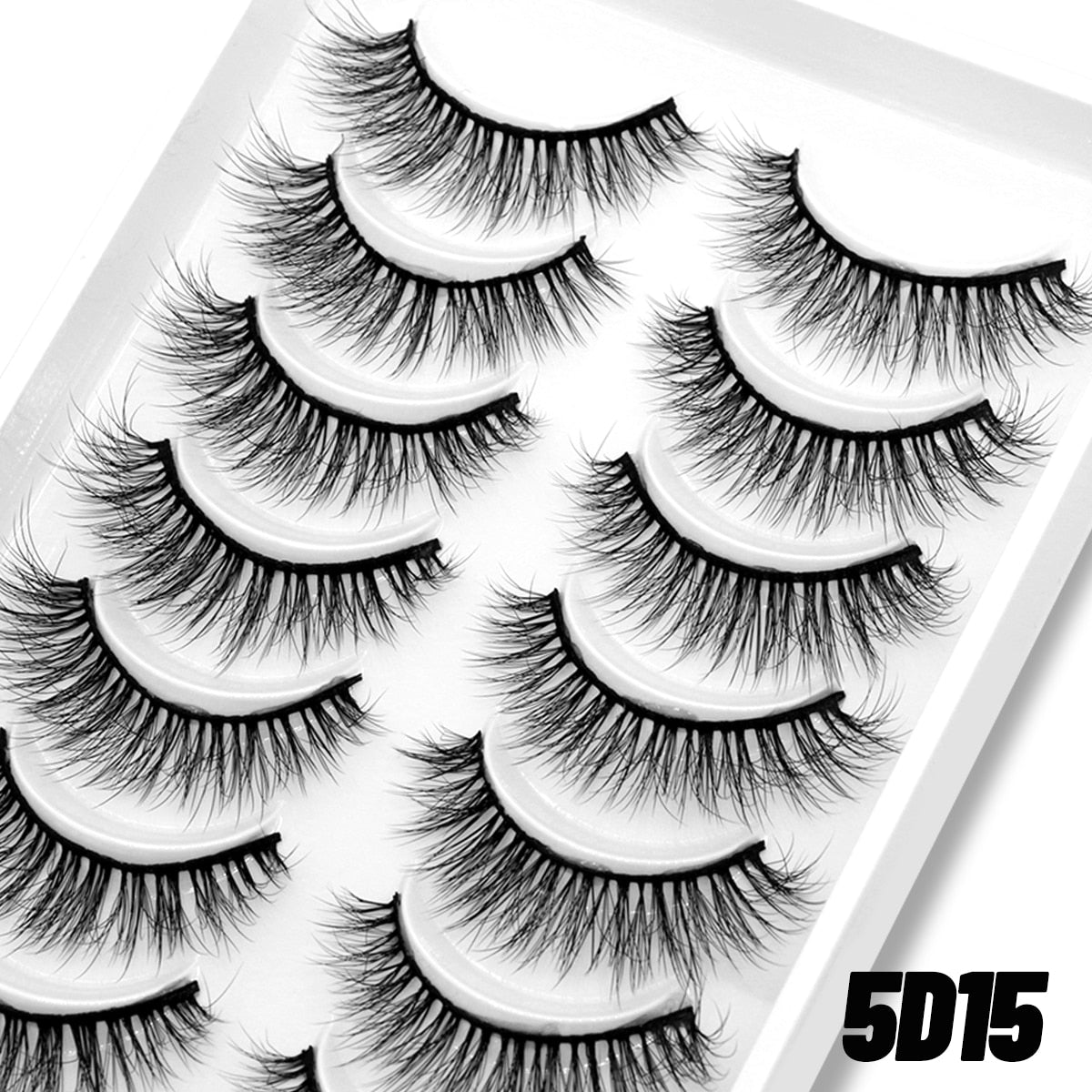 Natural Long 10 Pairs 3D Mink False Eyelashes Fake Lashes Mink Lashes Cat Eye lashes Short Eyelashes