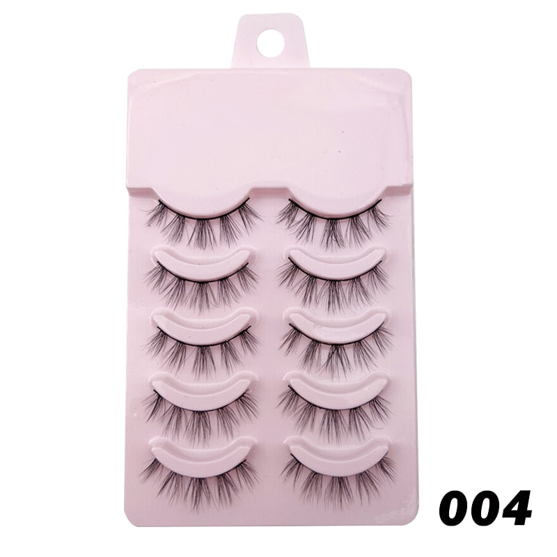 Natural False Eyelashes Extension Nude Look Eye Lashes Japanese Lashes Air Lashes