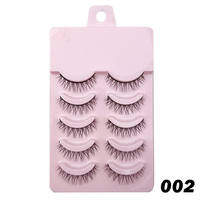 Natural False Eyelashes Extension Nude Look Eye Lashes Japanese Lashes Air Lashes