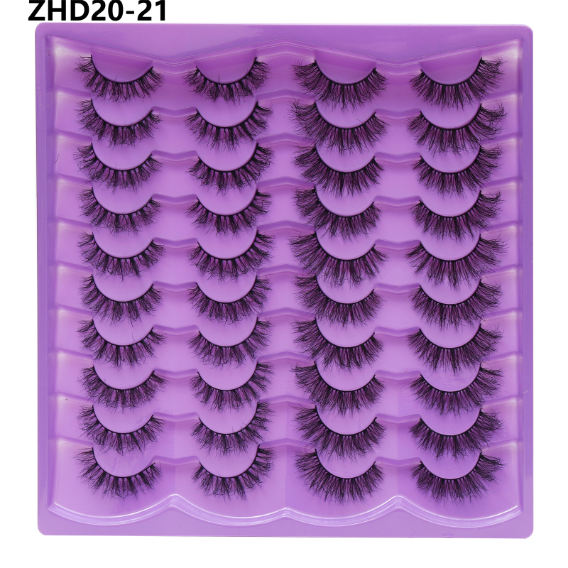 Russian Lash Strip Wispy Mink Lash Individual Eyelash Natural Eyelashes Fluffy Nagaraku False Eyelashes