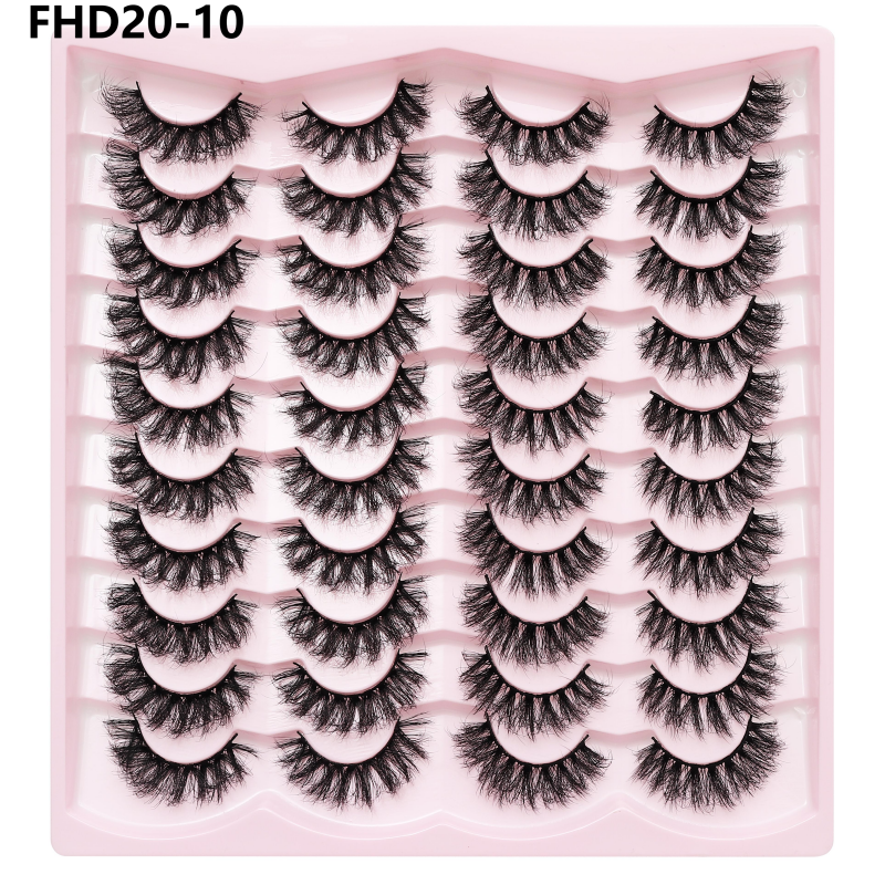 Russian Lash Strip Wispy Mink Lash Individual Eyelash Natural Eyelashes Fluffy Nagaraku False Eyelashes