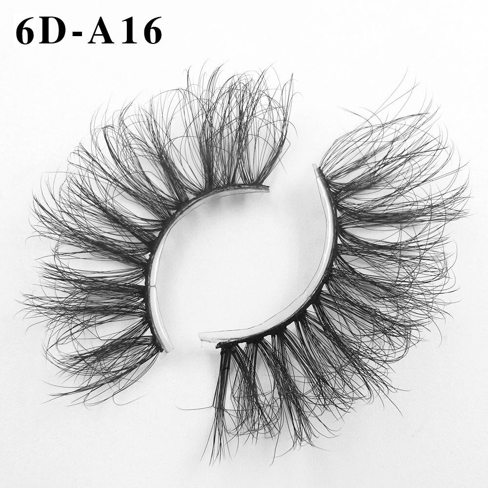 6D Mink Lashes 1/8 Pairs 25 MM Faux Mink Eyelashes Messy Series More Fluffy Dramatic Long False Eyelashes