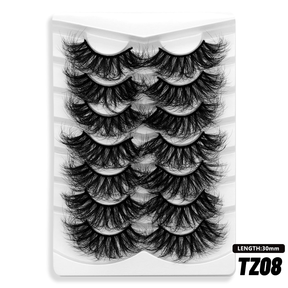5/7 Pairs Eyelashes Long Lasting Fluffy Wispy Natural Mink Lashes Dramatic Volume lashes Extension Thick Long