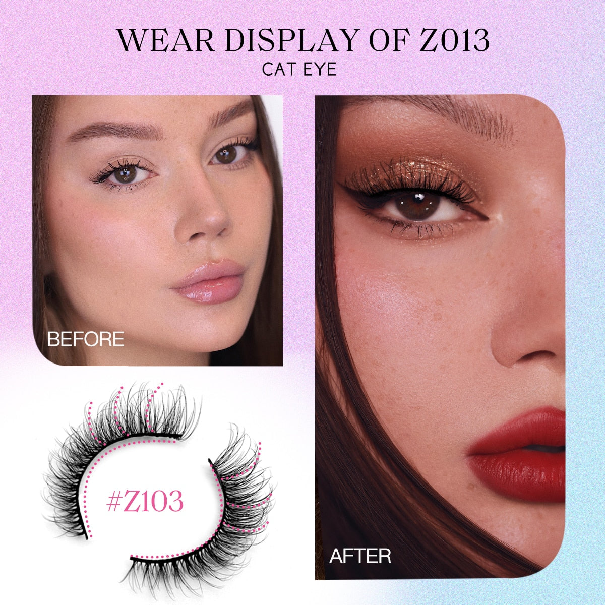 Natural Long 10 Pairs 3D Mink False Eyelashes Fake Lashes Mink Lashes Cat Eye lashes Short Eyelashes
