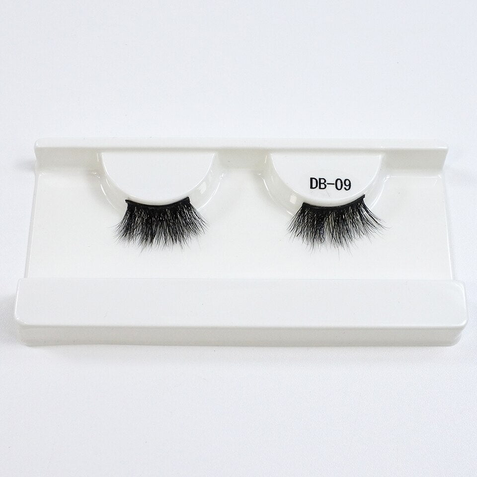 Cat Eye Lashes 3d Real Mink Short Natural Eyelashes Wispy Half Lashes Fake Eyelashes
