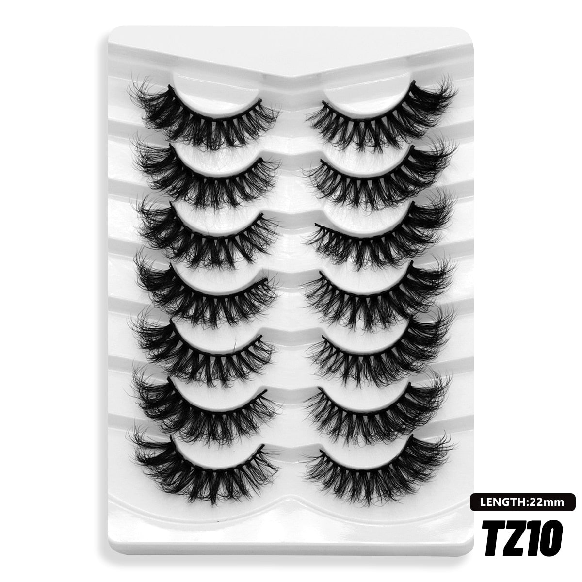 5/7 Pairs Eyelashes Long Lasting Fluffy Wispy Natural Mink Lashes Dramatic Volume lashes Extension Thick Long