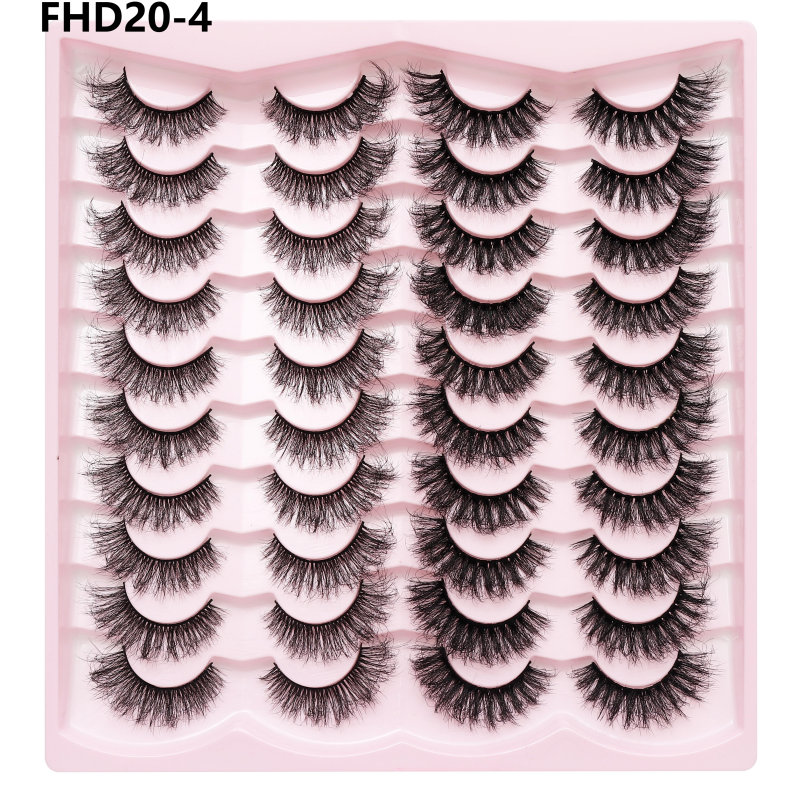 Russian Lash Strip Wispy Mink Lash Individual Eyelash Natural Eyelashes Fluffy Nagaraku False Eyelashes