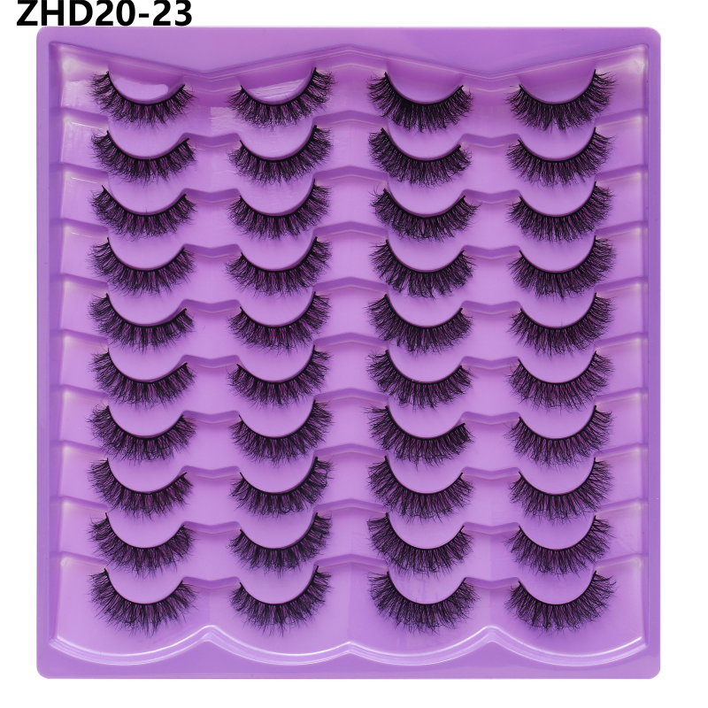 Russian Lash Strip Wispy Mink Lash Individual Eyelash Natural Eyelashes Fluffy Nagaraku False Eyelashes
