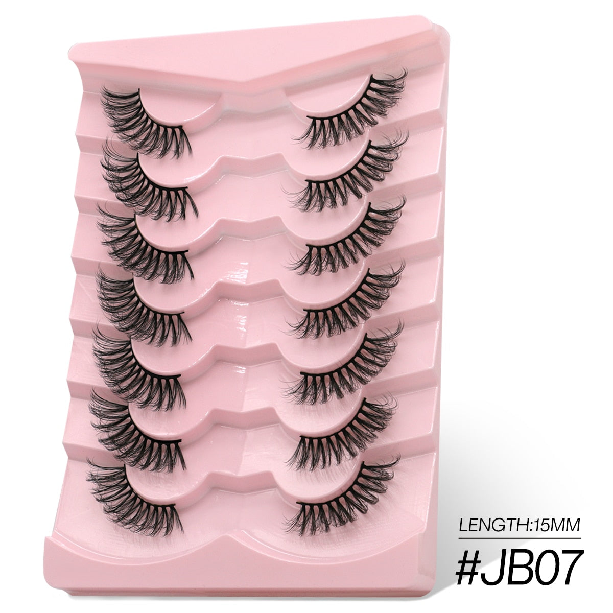 Half Eye Lashes 5/7 Pairs Faux Mink Lashes Cat Eye Crisscross Natural False Eyelashes Wispy Fluffy Eyelash Extension