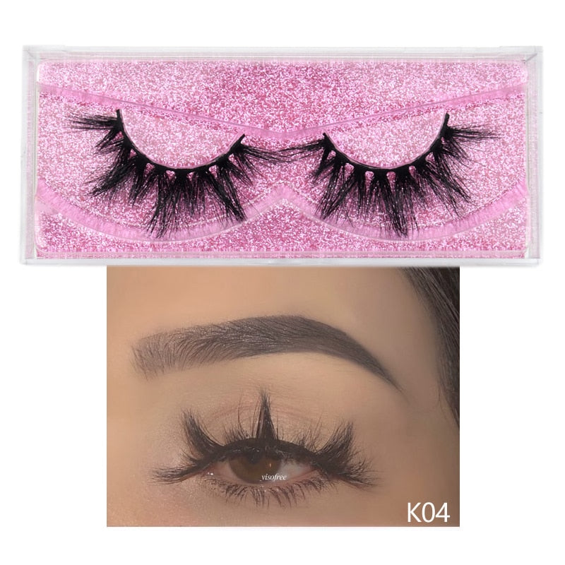 5D Mink Long Lasting Lashes Natural Dramatic Volume Extension Thick Long 3D False Eyelashes