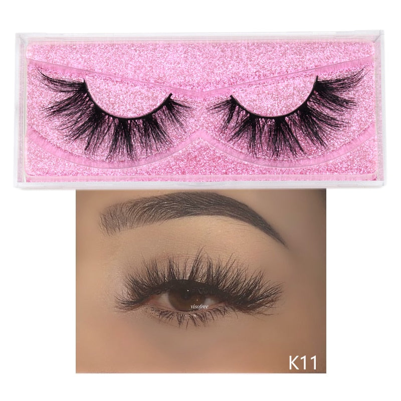 5D Mink Long Lasting Lashes Natural Dramatic Volume Extension Thick Long 3D False Eyelashes