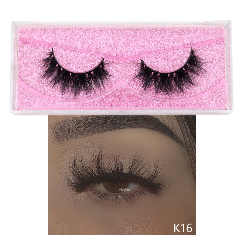 5D Mink Long Lasting Lashes Natural Dramatic Volume Extension Thick Long 3D False Eyelashes