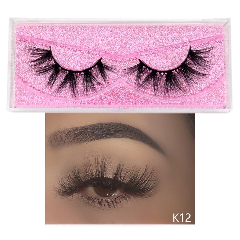 5D Mink Long Lasting Lashes Natural Dramatic Volume Extension Thick Long 3D False Eyelashes