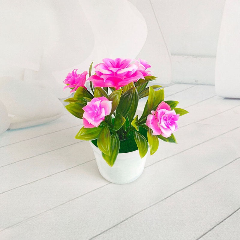 Mini Artificial Aloe Plants Bonsai Small Simulated Tree Pot Plants Fake Flowers Office Table Potted Ornaments Home Garden Decor