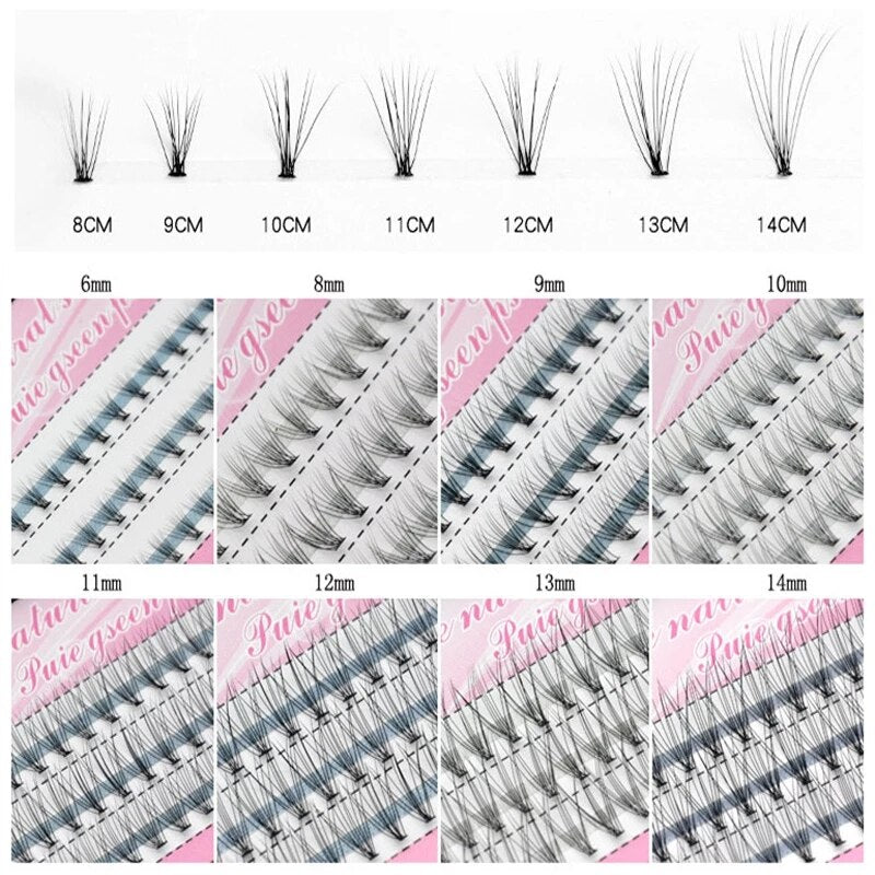60 clusters Eye Lashes Fake False Eyelashes eyelash extensions false eyelashes