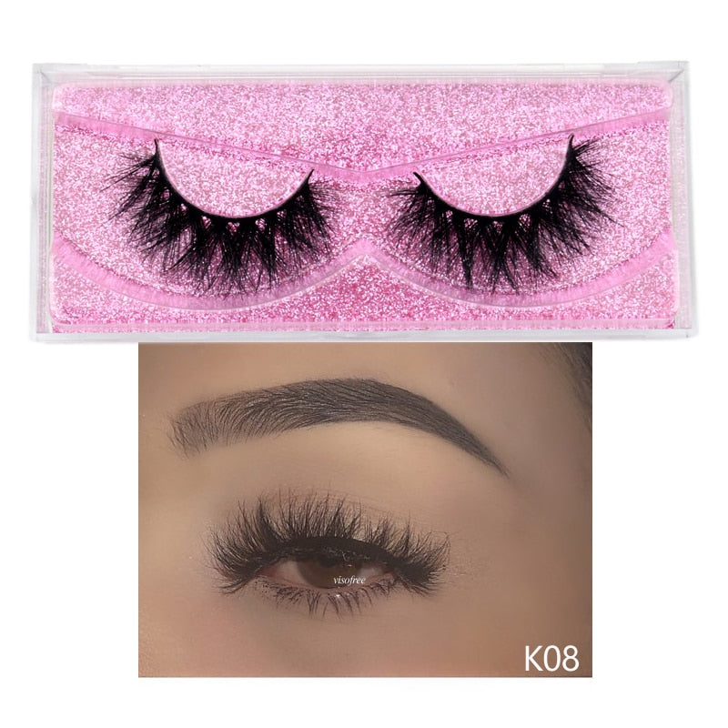 5D Mink Long Lasting Lashes Natural Dramatic Volume Extension Thick Long 3D False Eyelashes