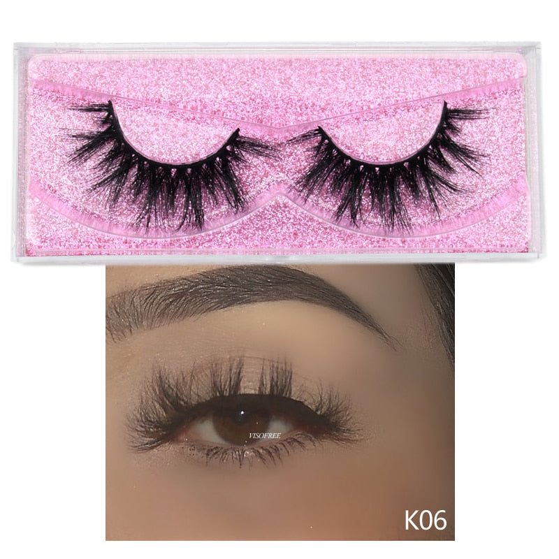 5D Mink Long Lasting Lashes Natural Dramatic Volume Extension Thick Long 3D False Eyelashes