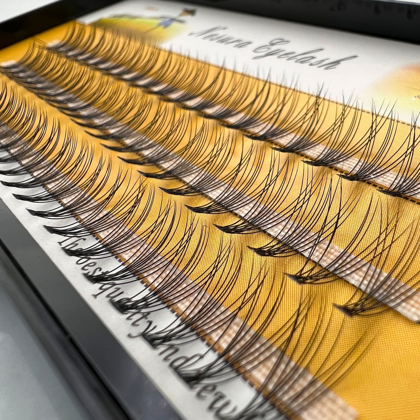 60 Bundles/Box Individual Lashes 10D 0.1/0.07mm Eyelash Extension Natural Style Individual Eyelashes Handmade Eyelash Bundles