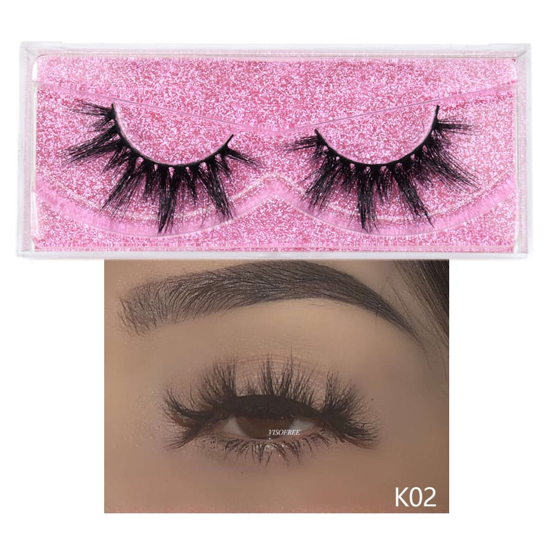 5D Mink Long Lasting Lashes Natural Dramatic Volume Extension Thick Long 3D False Eyelashes