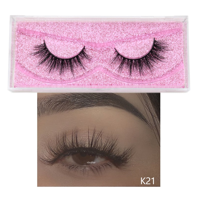 5D Mink Long Lasting Lashes Natural Dramatic Volume Extension Thick Long 3D False Eyelashes