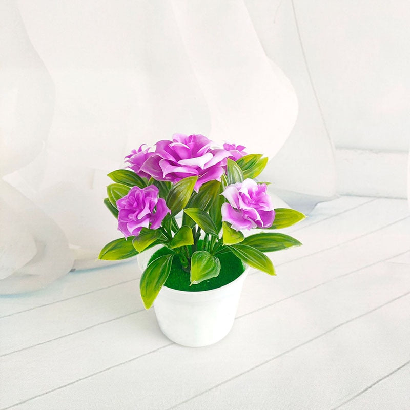 Mini Artificial Aloe Plants Bonsai Small Simulated Tree Pot Plants Fake Flowers Office Table Potted Ornaments Home Garden Decor