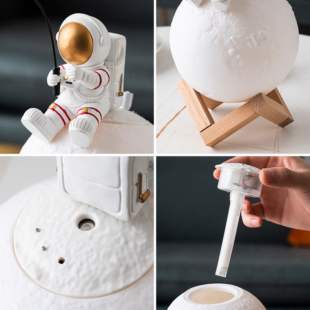 Nordic Astronaut Humidifier kawaii Children room home decor easter Decoration for bedroom Living room Ornaments Art statue
