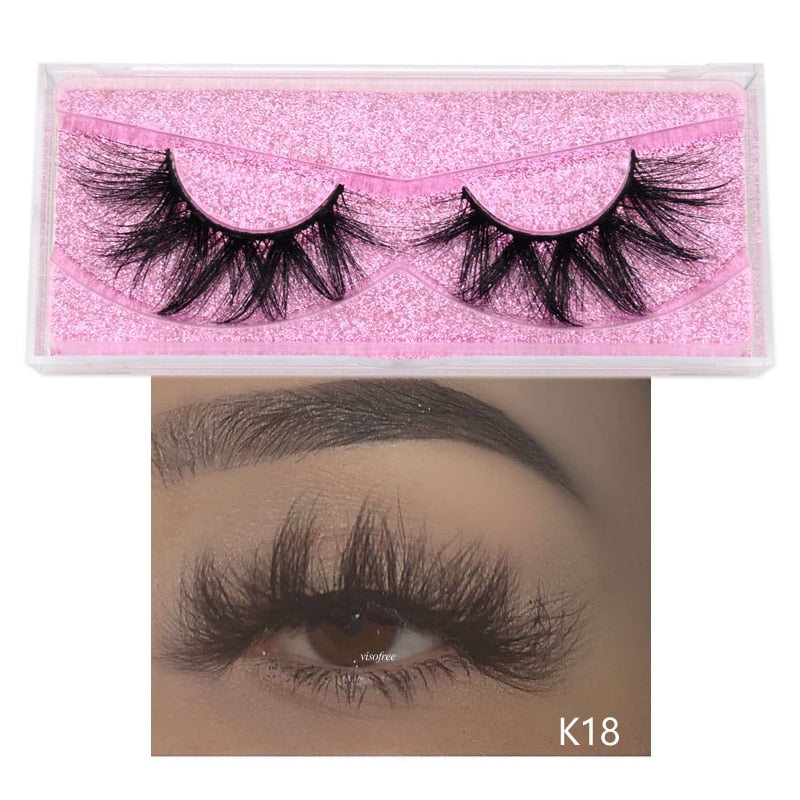 5D Mink Long Lasting Lashes Natural Dramatic Volume Extension Thick Long 3D False Eyelashes