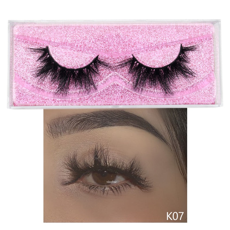 5D Mink Long Lasting Lashes Natural Dramatic Volume Extension Thick Long 3D False Eyelashes