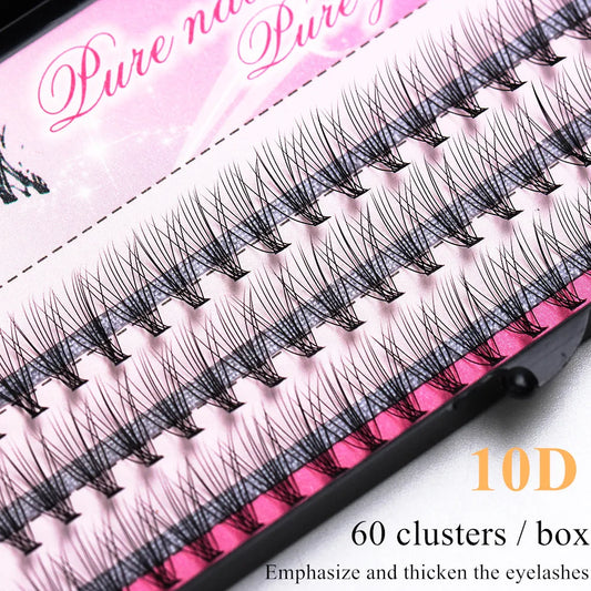 60 Clusters/box Cluster Individual eyelashes extension Eyelashes bunches false eyelashes
