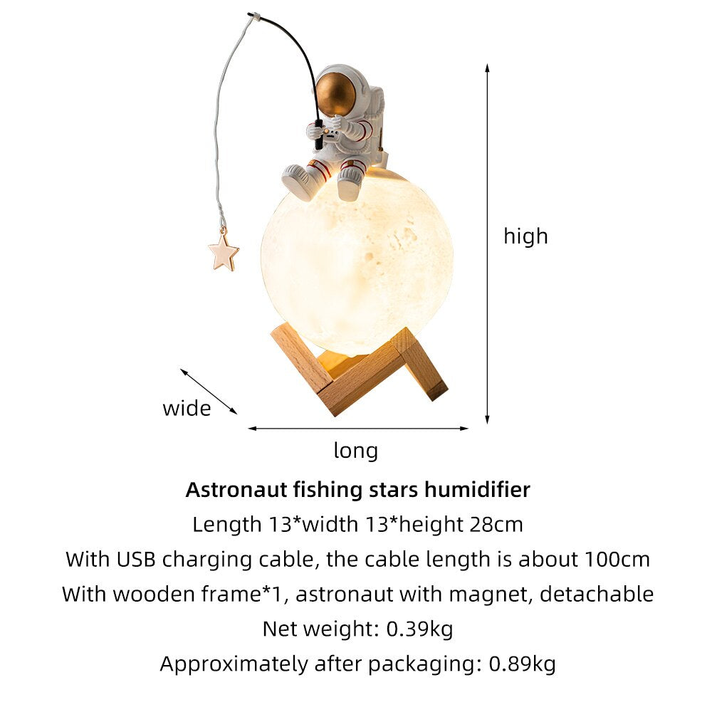 Nordic Astronaut Humidifier kawaii Children room home decor easter Decoration for bedroom Living room Ornaments Art statue