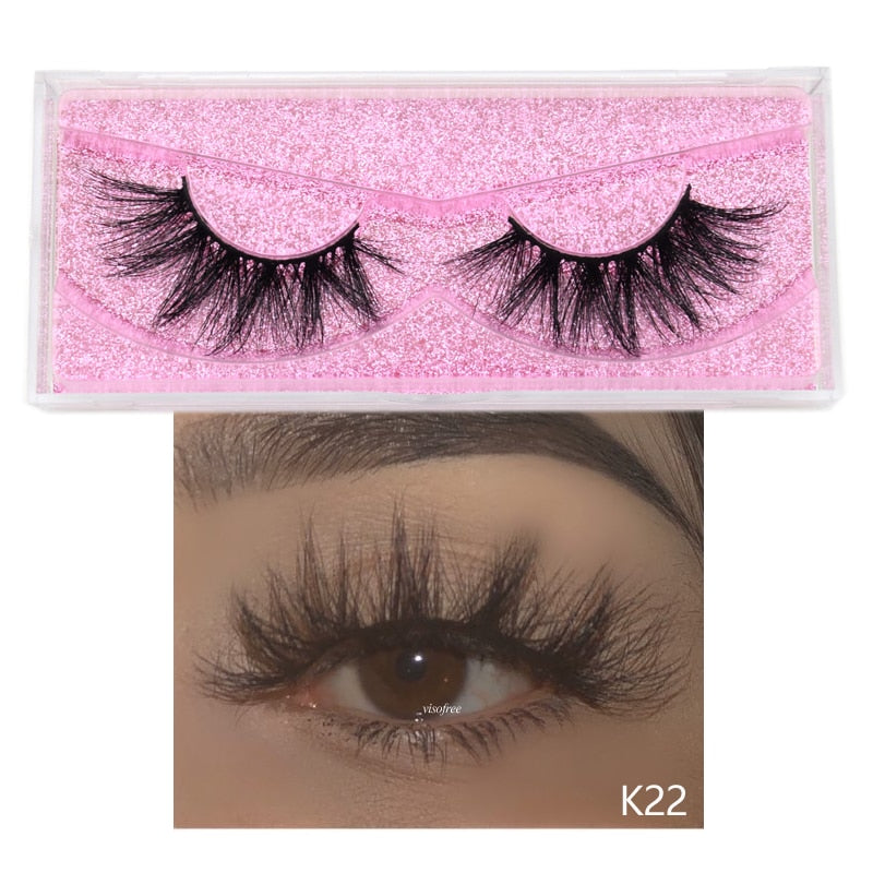 5D Mink Long Lasting Lashes Natural Dramatic Volume Extension Thick Long 3D False Eyelashes